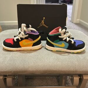 Air Jordan 1 Toddler Boy Mid SS Championship 🏀